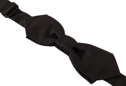 Dolce & Gabbana - Elegant Black Silk Bow Tie