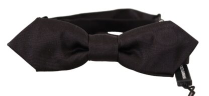 Dolce & Gabbana - Elegant Black Silk Bow Tie