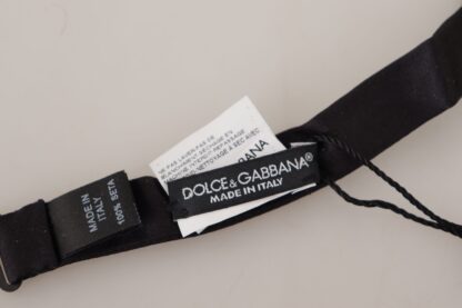 Dolce & Gabbana - Elegant Black Silk Bow Tie