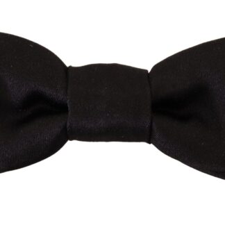 Dolce & Gabbana - Elegant Silk Tuxedo Bow Tie - Evening Chic