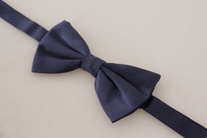 Dolce & Gabbana - Stunning Silk Blue Bow Tie