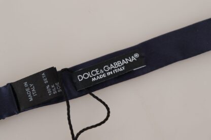 Dolce & Gabbana - Stunning Silk Blue Bow Tie