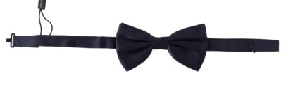 Dolce & Gabbana - Stunning Silk Blue Bow Tie