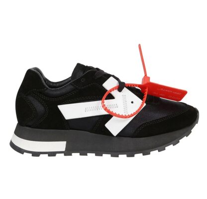 Off-White - Chic Suede Arrow Lace-Up Sneakers