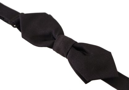 Dolce & Gabbana - Elegant Black Silk Bow Tie