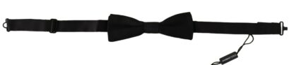 Dolce & Gabbana - Elegant Black Silk Bow Tie