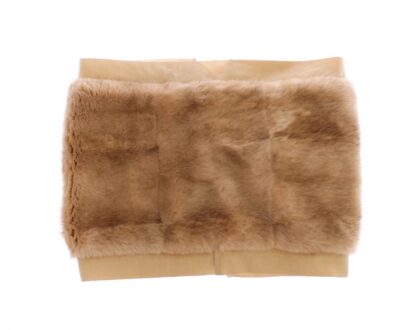 Dolce & Gabbana - Exclusive Beige MINK Fur Scarf Wrap