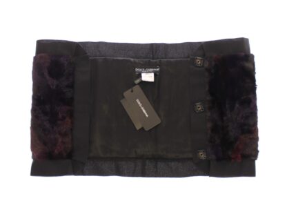 Dolce & Gabbana - Exquisite Purple MINK Fur Scarf Wrap