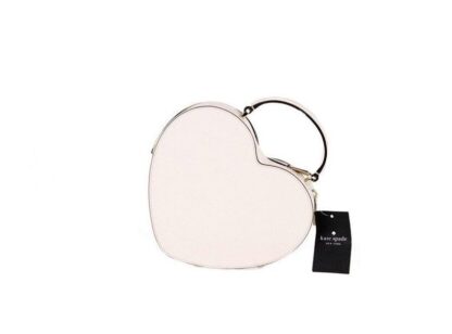 Kate Spade - Love Shack Studded Rose Leather Top Handle Heart Crossbody Handbag