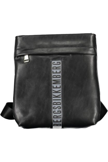 Bikkembergs - Black Polyurethane Men Shoulder Bag