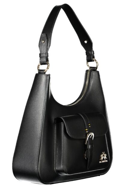 La Martina - Black Leather Women Handbag