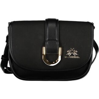 La Martina - Black Leather Women Handbag