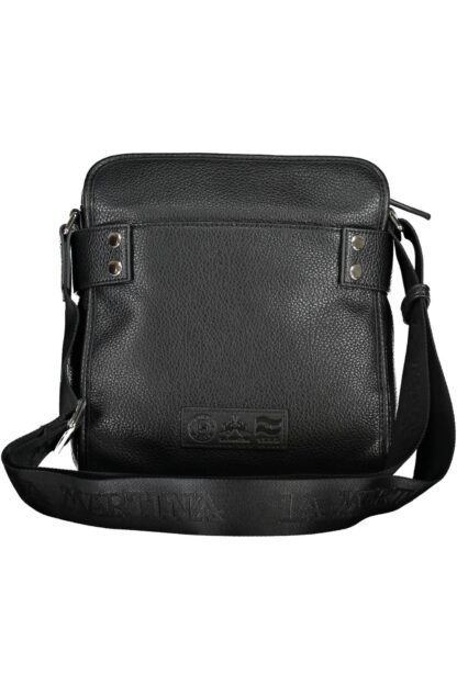 La Martina - Black Polyurethane Men Shoulder Bag