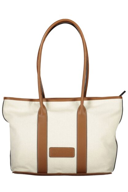 La Martina - Beige Cotton Women Handbag