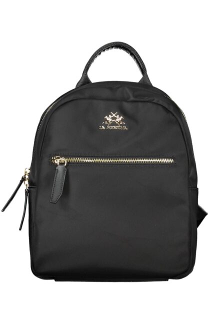 La Martina - Black Nylon Women Backpack