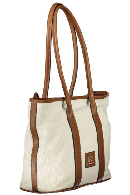 La Martina - Beige Cotton Women Handbag