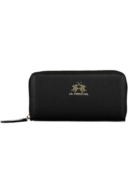 La Martina - Black Polyurethane Women Wallet