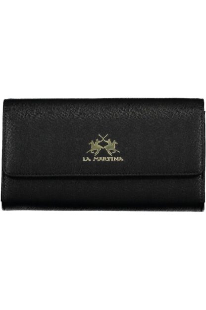 La Martina - Black Polyurethane Women Wallet