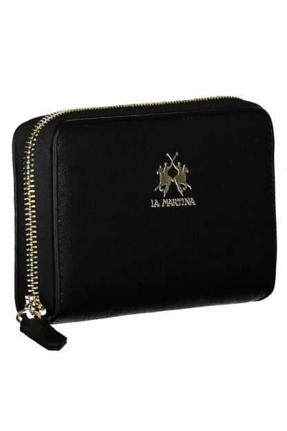 La Martina - Black Polyurethane Women Wallet