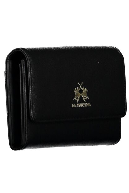 La Martina - Black Polyurethane Women Wallet