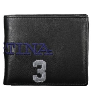 La Martina - Black Leather Men Wallet