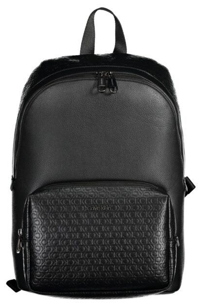 Calvin Klein - Black Polyester Men Backpack