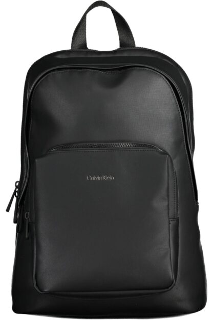 Calvin Klein - Black Polyester Men Backpack