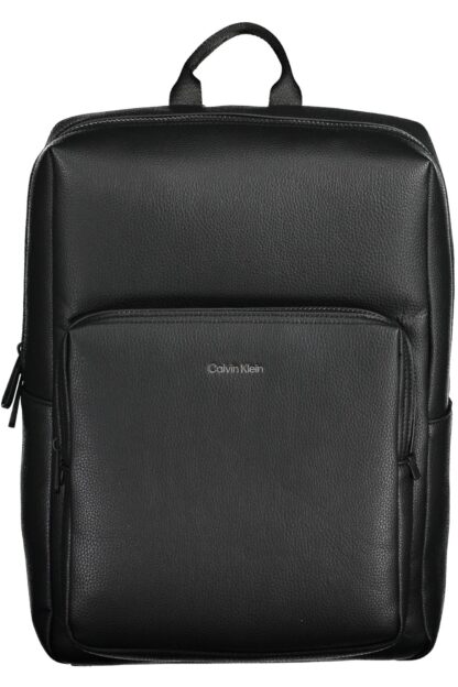 Calvin Klein - Black Polyester Men Backpack