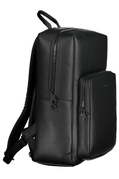 Calvin Klein - Black Polyester Men Backpack