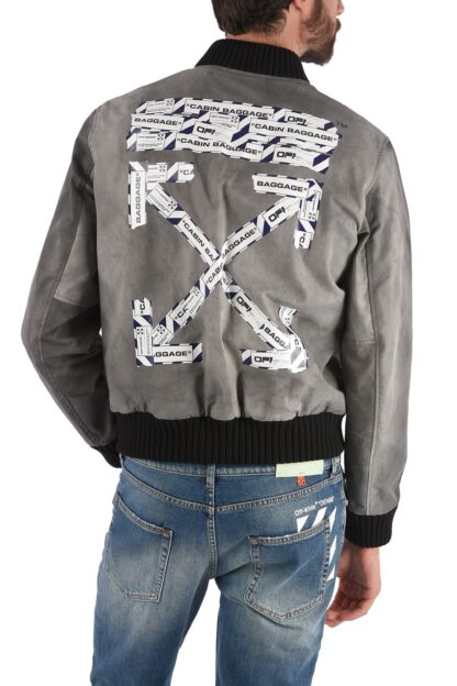 Off-White - Chic Varsity Cotton Blend Snap Jacket