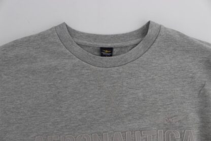 Aeronautica Militare - Elegant Light Gray Crewneck Sweater