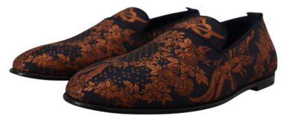 Dolce & Gabbana - Elegant Floral Slip-On Loafers