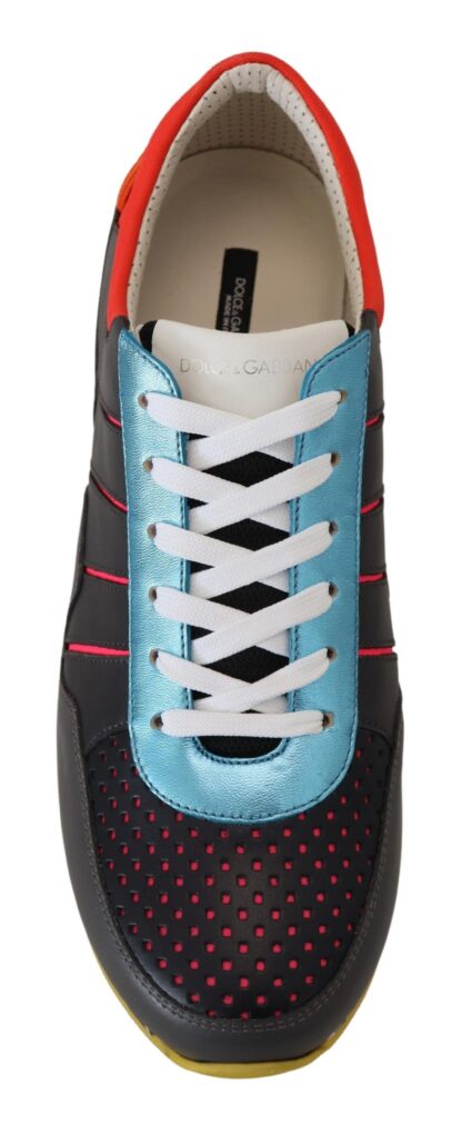 Dolce & Gabbana - Multicolor Leather-Blend Low Top Sneakers