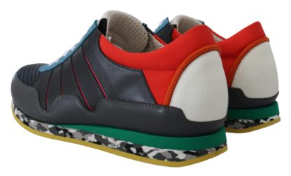 Dolce & Gabbana - Multicolor Leather-Blend Low Top Sneakers