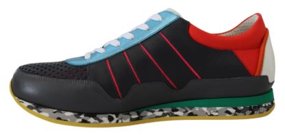 Dolce & Gabbana - Multicolor Leather-Blend Low Top Sneakers