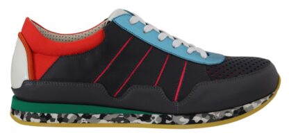 Dolce & Gabbana - Multicolor Leather-Blend Low Top Sneakers