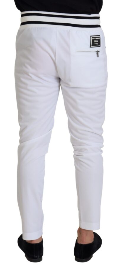 Dolce & Gabbana - Elegant White Sport Sweatpants