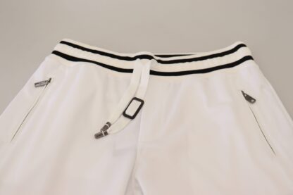 Dolce & Gabbana - Elegant White Sport Sweatpants