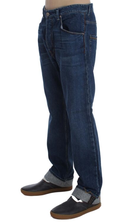 Acht - Chic Baggy Loose Fit Blue Jeans for Men