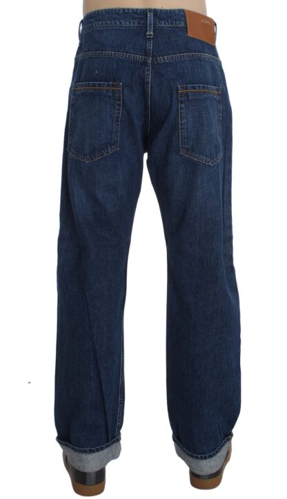 Acht - Chic Baggy Loose Fit Blue Jeans for Men