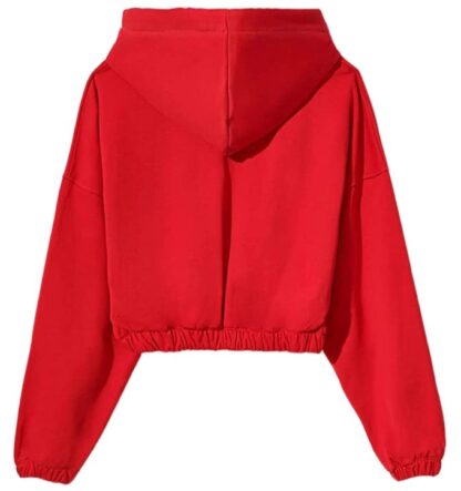 Comme Des Fuckdown - Chic Red Hooded Sweatshirt With Embroidered Logo