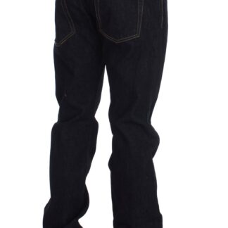 Acht - Elegant Regular Straight Fit Blue Jeans