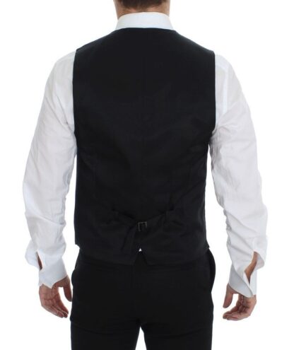 Dolce & Gabbana - Elegant Gray Wool Formal Vest