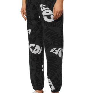 Comme Des Fuckdown - Chic Embroidered Drawstring Cotton Trousers