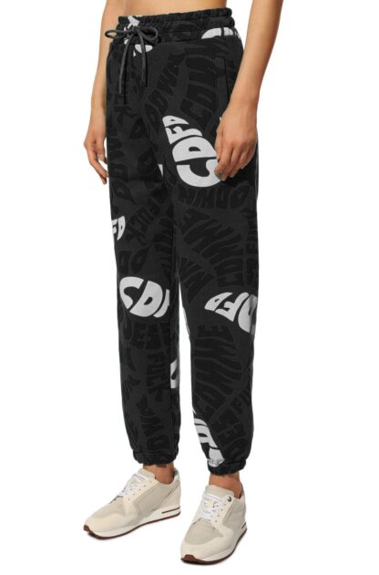 Comme Des Fuckdown - Chic Logo-Print Cotton Sweatpants