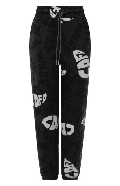 Comme Des Fuckdown - Chic Logo-Print Cotton Sweatpants