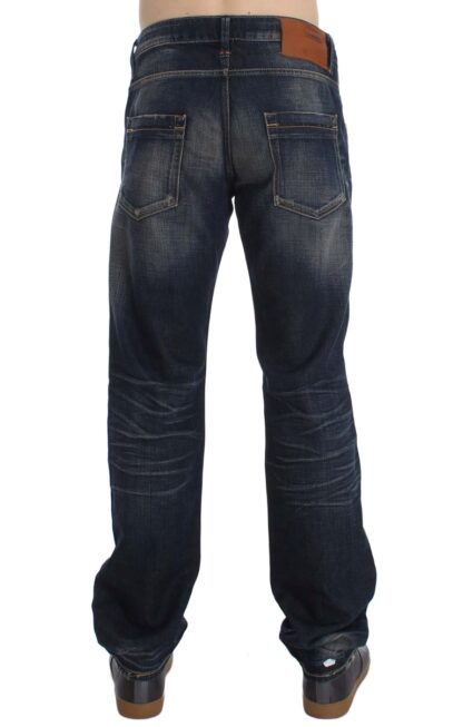 Acht - Elegant Straight Fit Low Waist Men's Jeans