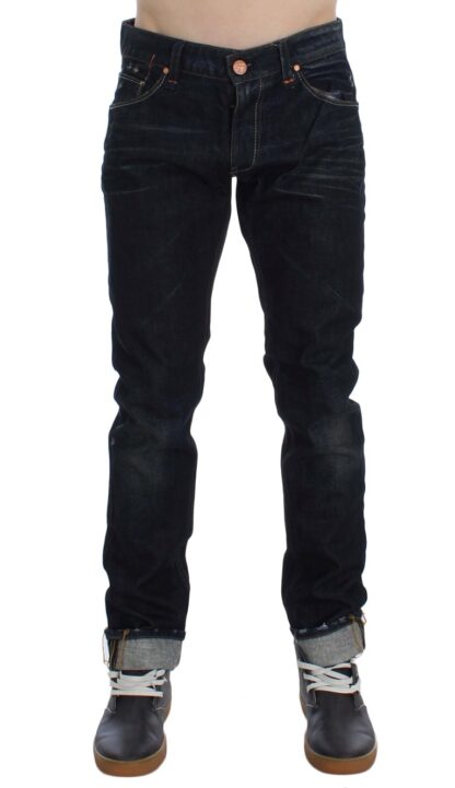 Acht - Slim Skinny Fit Luxe Blue Wash Jeans