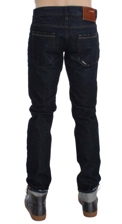 Acht - Slim Skinny Fit Luxe Blue Wash Jeans