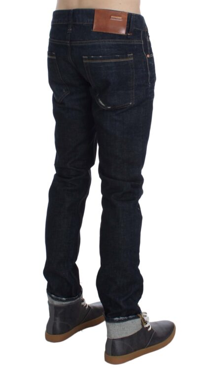 Acht - Slim Skinny Fit Luxe Blue Wash Jeans